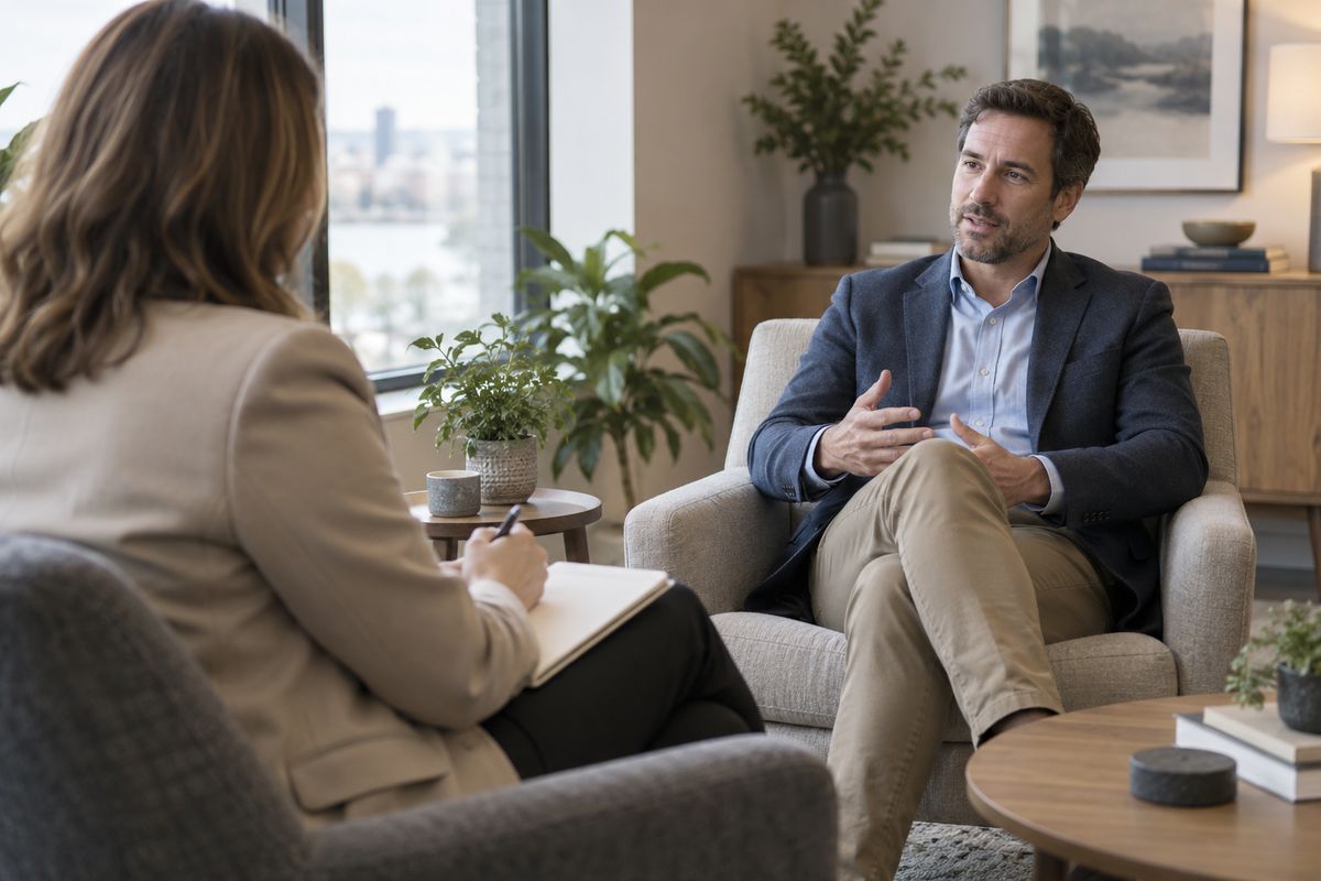 Coaching beszélgetés: a coach jegyzetel, a kliens mesél